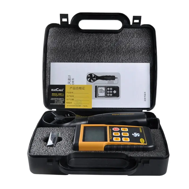 AIMOMETER EM8901 EM8902 портативный цифровой анемометр с ЖК подсветкой измеритель скорости