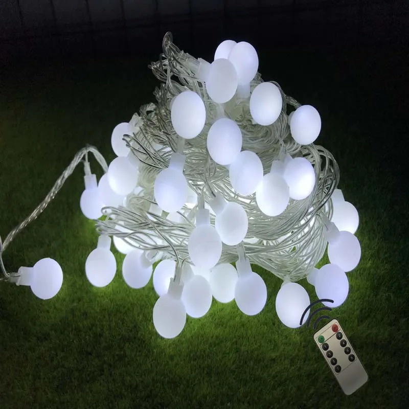 Уличная Беспроводная гирлянда с дистанционным управлением 10 м|Светодиодная