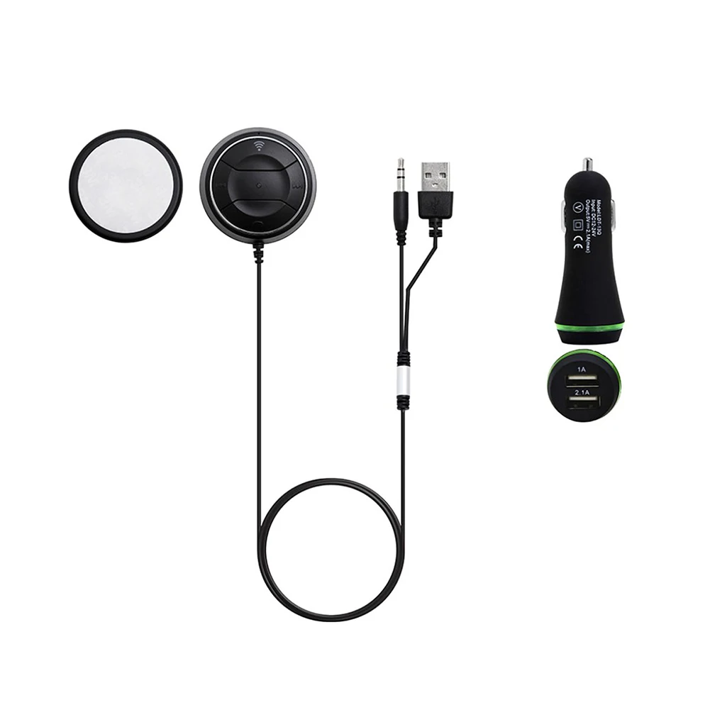 JRBC01 Громкая связь NFC Bluetooth автомобильный набор, свободные руки, MP3 3,5 мм аудио музыкальный приемник адаптер Поддержка технология беспроводной высокочастотной связи малого радиуса действия(NFC