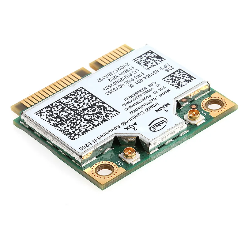 Intel 6205 Двухдиапазонная 300M беспроводная Wifi Мини карта PCI-E Wlan для hp 8470W 8570W