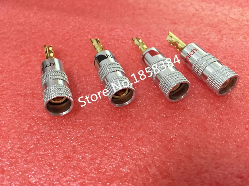 

14pcs/LOT 24K Gold Plated Audio BFA Banana Speaker Plug Connector Screw Cable & Wire