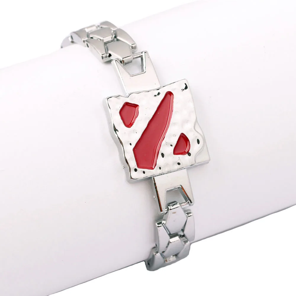 Горячая игра Dota 2 логотип браслет цинковый сплав цепочка и браслеты модные