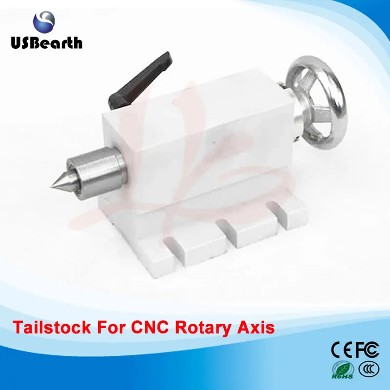 

Russia no tax CNC Tailstock for Rotary Axis, A Axis, 4th Axis CNC Router Engraver Milling tailstock 002
