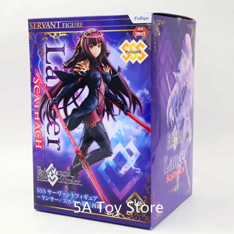 Fate Grand Order Lancer Scathach слуга ПВХ Фигурки Коллекционная модель игрушки куклы Brinquedos