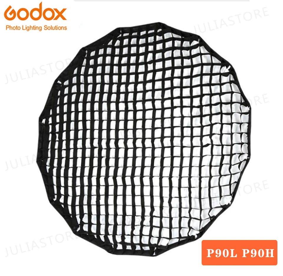 Godox портативный P90L P90H 90 см ячеистая сетка 16 стержней глубокий параболический