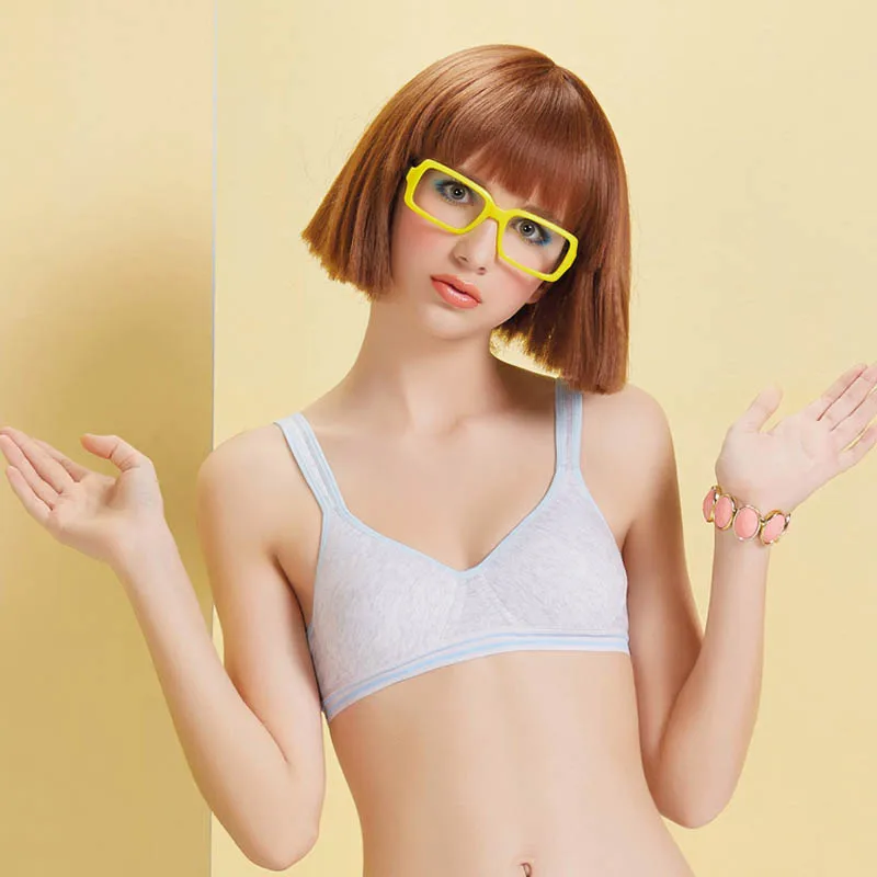 Нижнее белье для девочек из эластичного хлопка без стального кольца Женский