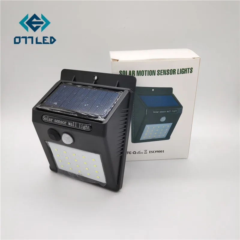 

20 LEDs Rechargeable LED Solar Light Bulb Outdoor Garden Lamp Decoration PIR Motion Sensor Night Security Wall Light Waterproof