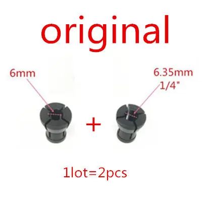 

Цанга для MAKITA 763637 -1 1/4 дюйма 6,35 мм 763615 -1 763636 -3 6 мм RP0900K RT0701C M361 3608B EINHELL RT0700CX2J RT0702C фрезерный станок