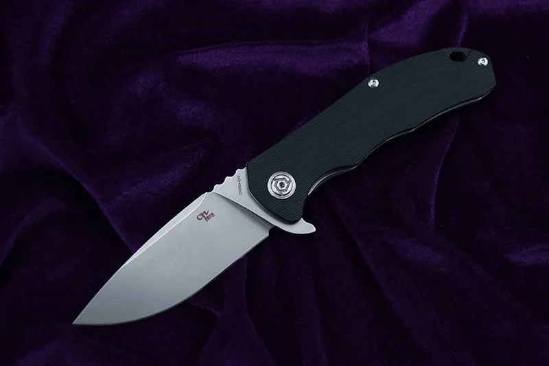 CH Новый CH3504 G10 Флиппер складной нож D2 лезвие шарикоподшипник + стальная ручка для