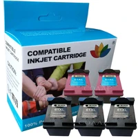 refilled ink cartridge for hp 61 black hp61 colour deskjet 1000 1010 1510 2050 2540 3050 ch561w ch562 envy 4500 4504 5530