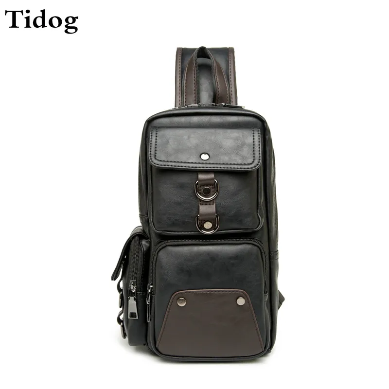 Tidog корейская модная Наклонная Сумка через плечо для отдыха нагрудная сумка|chest