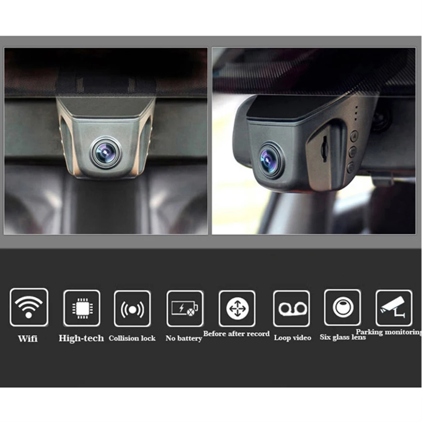 Автомобильный видеорегистратор YESSUN для VW Transporter T5 фронтальная камера HD 1080P не