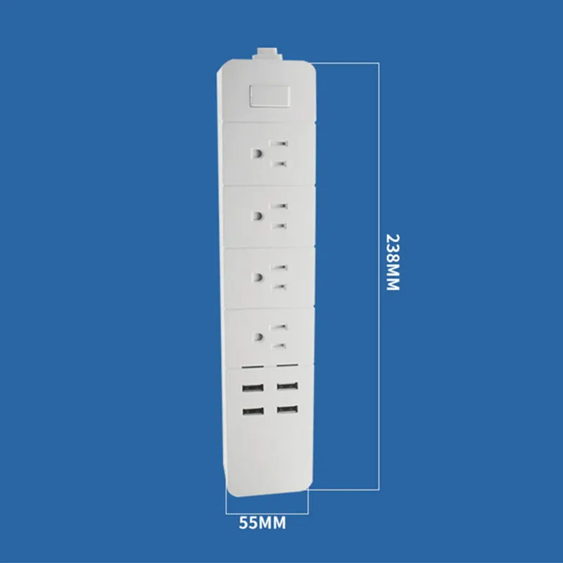 2019 Горячая продажа Wifi умная полоса розетка 4 гнезда США вилка USB зарядное