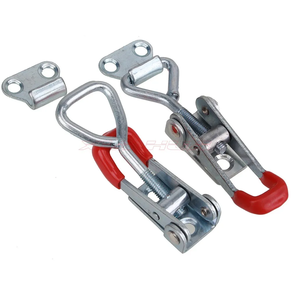 2 шт. Оцинкованная железная быстрорегулируемая Пряжка тумблер защелка фиксатор