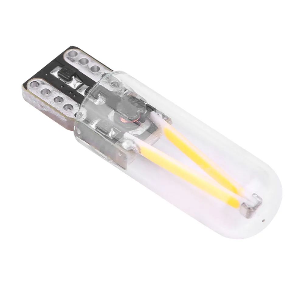 Пара 8 28 в W5W стекло COB накаливания LED автомобиля чтения сигнала поворота