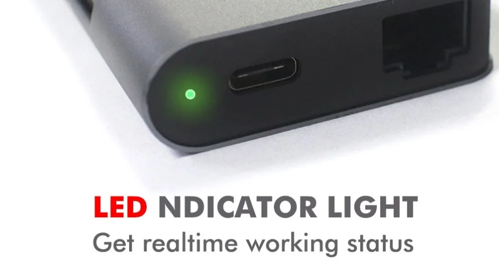 Vmade Hot-selling Type-c USB HUB 8 in 1 USB 3.0 multifunction docking station RJ45 1000M to connect U disk TF/SD card usb hub