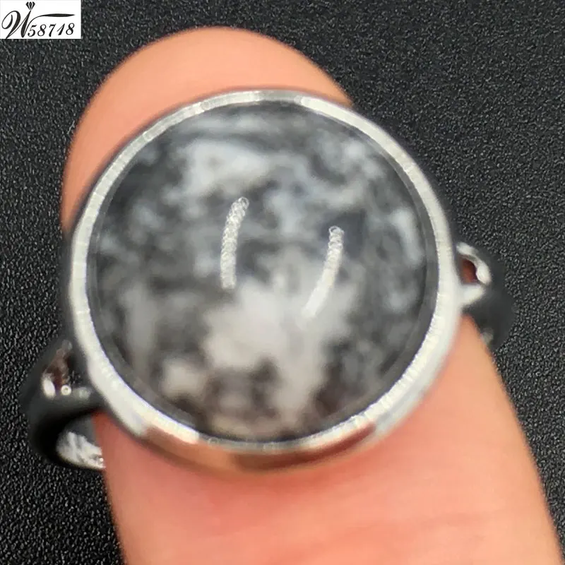 Jaspe MC7213 Abalone ракушка тигровый глаз лазурит авантюрин содалит золотой камень кристалл Howlite Коралл круглое кольцо 7~ 1"(США) регулируемый WB663 - Цвет основного камня: Jaspe MC7213