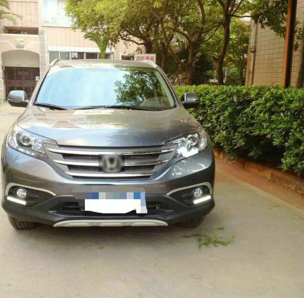 2 шт. drl для Honda CRV CR-V 2012 2013 DRL противотуманных фар крышка дневные ходовые огни