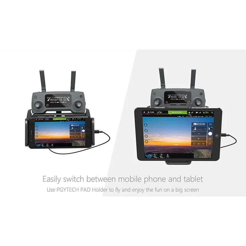 Держатель для планшета PGYTECH DJI Mavic Air 2 Pro/Zoom/Mavic Mini/Pro кронштейн пульта