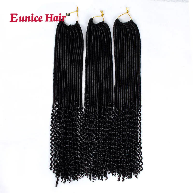 24 пряди 22 &quotСинтетические богини Locs Eunice крючком волосы для наращивания Faux