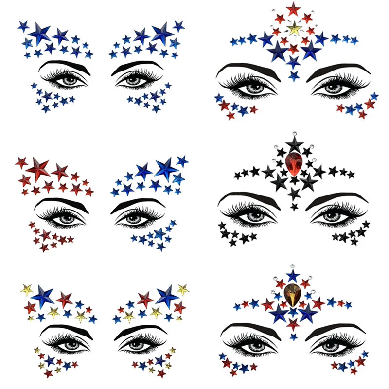 Акриловая смоляная наклейка для дрели Bindi ручная работа Богемия этнический стиль
