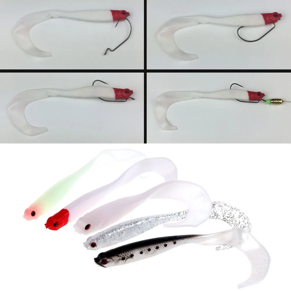 Рыбалка 12 5 см 5g Мягкая приманка для рыбалки искусственная Плавание Jig Head снасти
