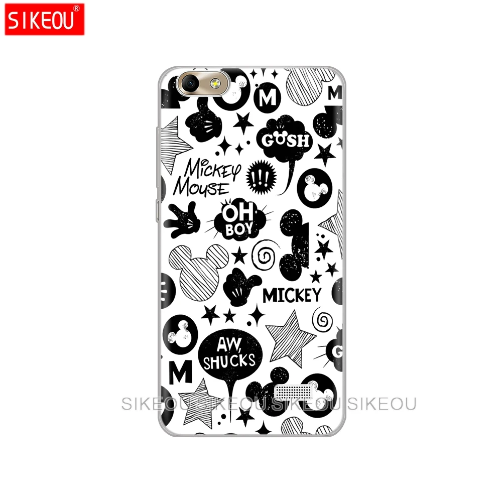 Huawei Honor 4C CHM-U01 чехол для телефона Силиконовый ТПУ чехол для задней панели 5," huawei Honor 4C чехол C8818 G Play Mini мягкий чехол - Цвет: 10347