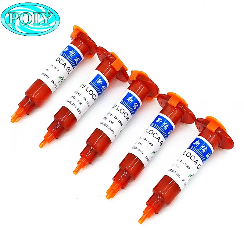 5 г TP-2500 LOCA UV клей жидкий оптический прозрачный клей tp 2500 uv клей tp2500 для сенсорного экрана samsung galaxy iPhone