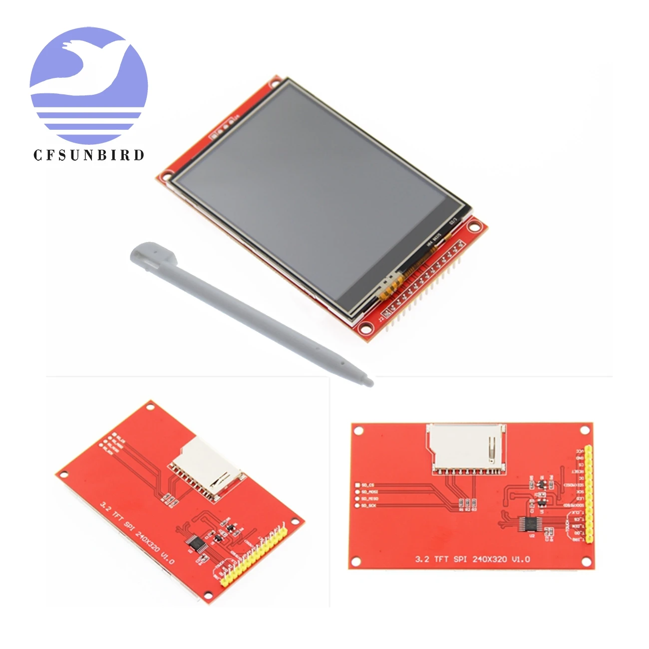 3 2 Дюймовый 320*240 SPI серийный TFT ЖК модуль дисплей экран с сенсорной панелью Драйвер