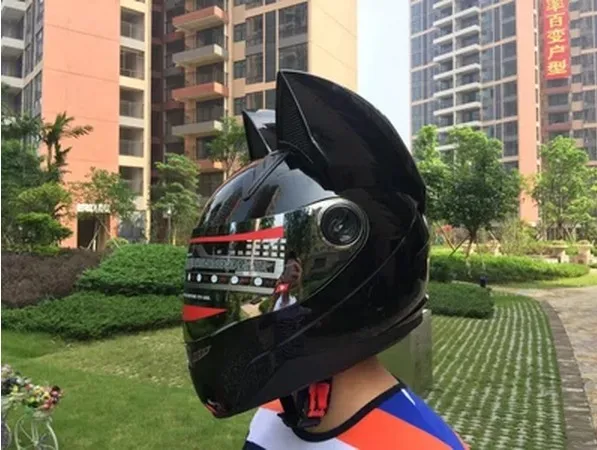 Мотоциклетный шлем для мужчин и женщин всесезонный с защитой от запотевания