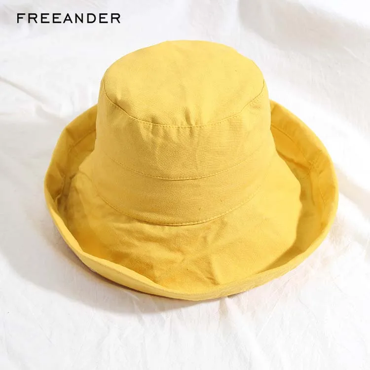 Панама однотонная Freeander для рыбалки модная пляжная шляпа женская одежда летние