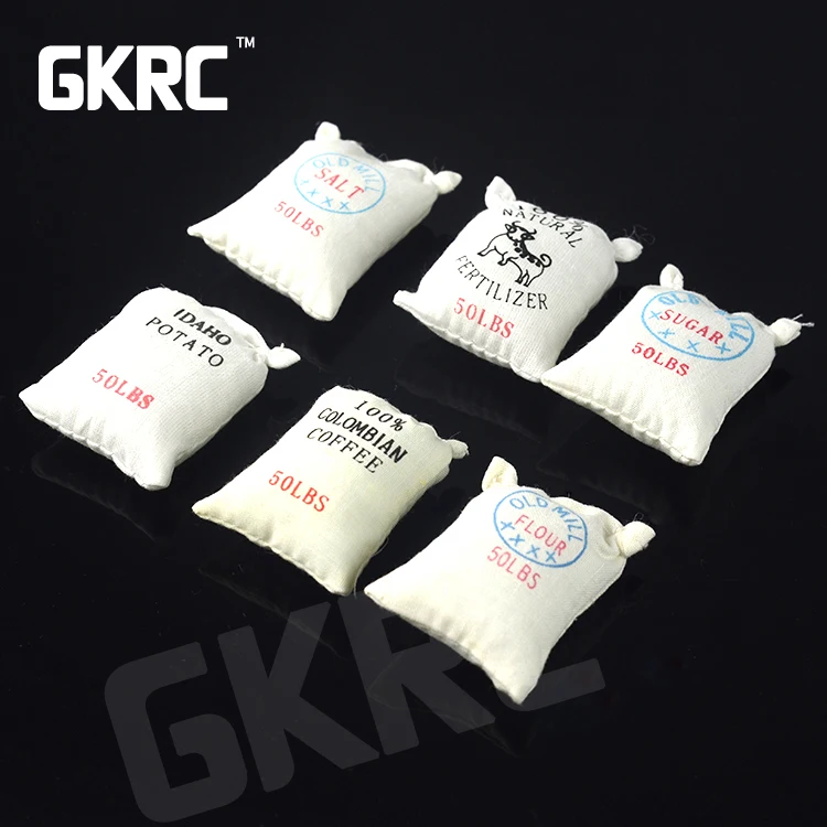 6 шт. 1/10 имитация украшения риса пакет еды для Tamiya CC01 Axial Scx10 90046 90047 Rc4wd D90 Traxxas Trx-4 Trx4
