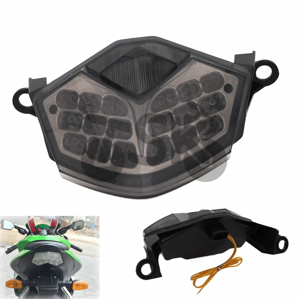 Для мотоцикла KAWASAKI ZX 10R ZX10R 2008 2009 2010 2011 2012 светодиодный задний стоп сигнал поворота