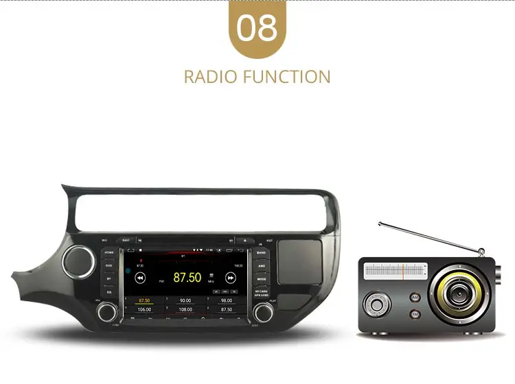 LJDA Android 10,0 автомобильный dvd-плеер для KIA Rio K3 gps навигация 2 Din автомагнитола мультимедиа wifi стерео ips Авто Аудио