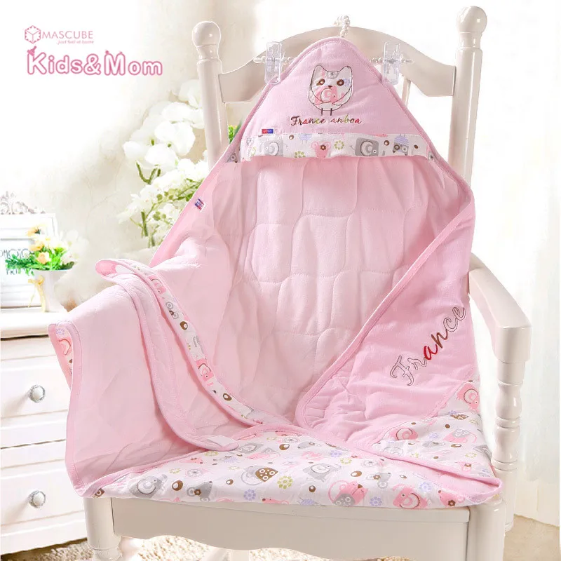 High Quality Kids Envelope Blanket Swaddle Baby Cotton Sleeping Bags Warm Print Cartoon Newborn Wrap Blankets Soft Bedding |