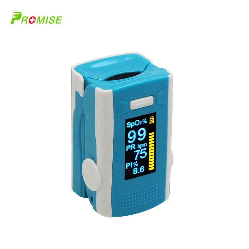PRO-M110 blue PR+ MISE пальцевой Пульсоксиметр OLED ABS тканевая монитор сердечного ритма - Цвет: PRO-M110 blue