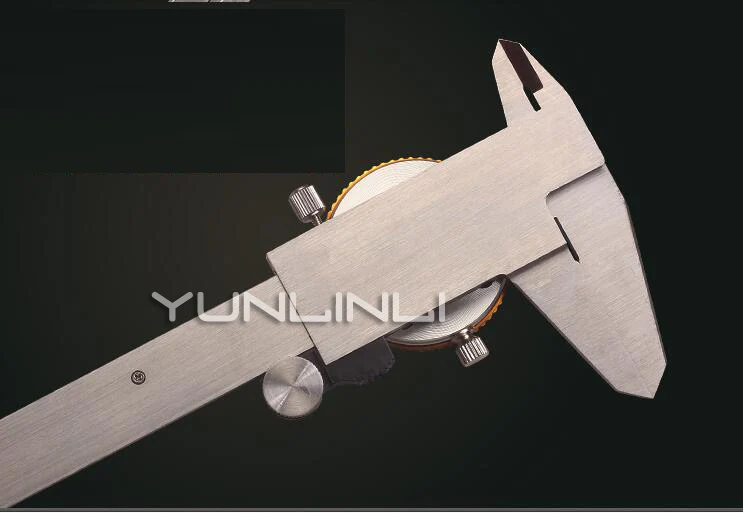Dial Caliper 0-130mm Stainless Steel Shockproof Vernier Calliper 0.01mm Metric Gauge Measuring Tool 171-126A | Инструменты