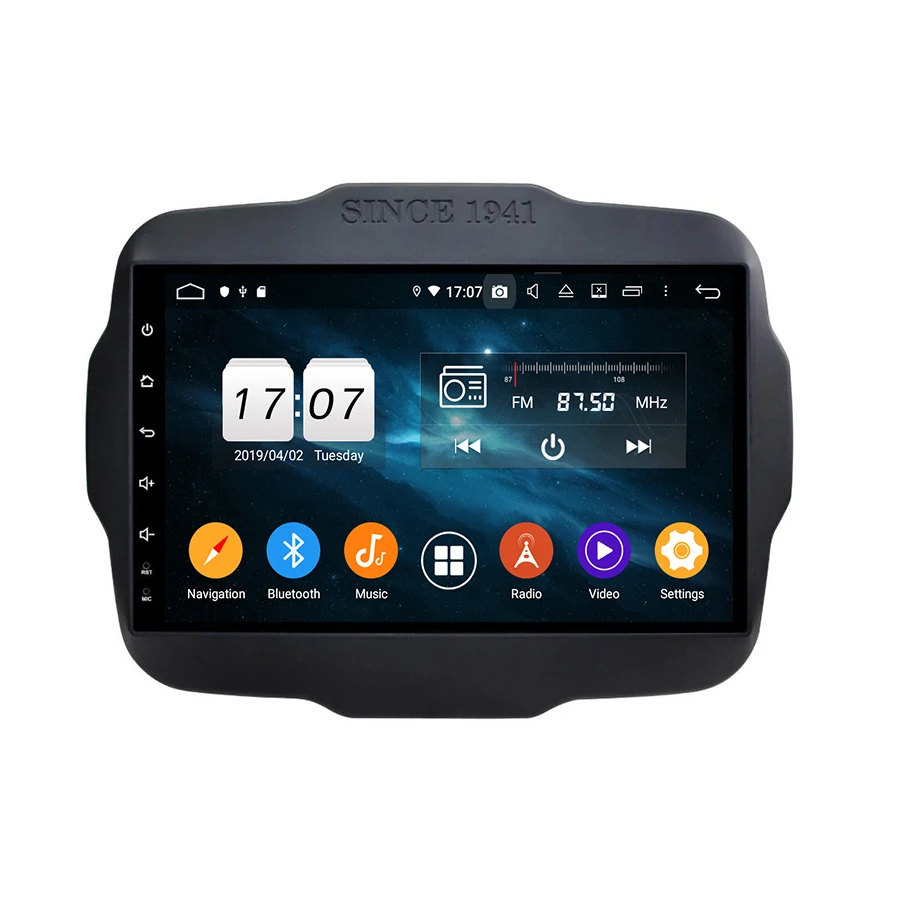 Автомобильный DVD плеер PX6 4 Гб + 64 ГБ Android 10 для Jeep Renegade 2015 2018 стерео радио GPS