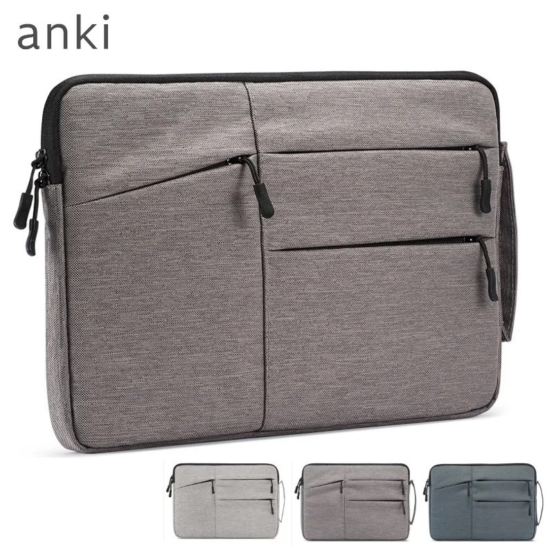 

2020 Brand Anki Sleeve Case Laptop Bag 11",12",13",14",15",15.6 inch, Briefcase Handbag For Macbook Air Pro 13.3,15.4 DropShip