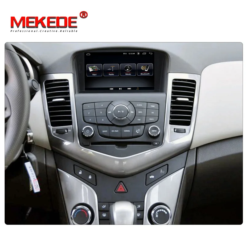 MEKEDE HD Автомобильный Радио Мультимедиа Видео плеер навигация gps Android 8,1 для Chevrolet CRUZE аксессуары седан dvd 2011
