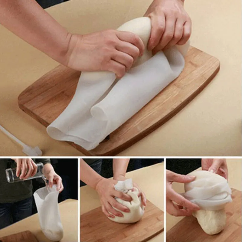 Высокое Качество Пищевого Силикона Тесто Обработка Сохранение Сумка Замес Теста