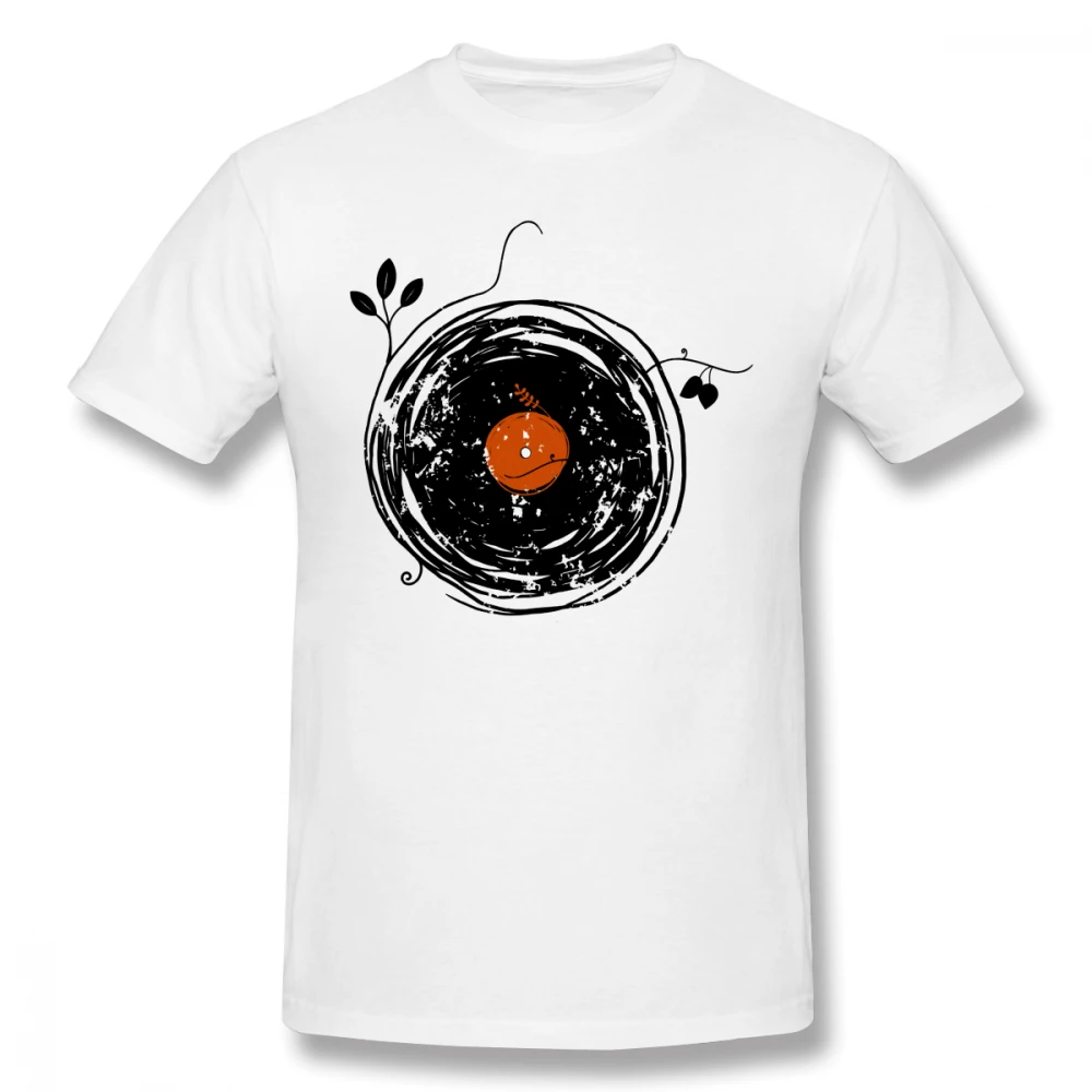 Enchanting Vinyl Records Vintage T-shirt For Men Plus Size 5XL 6XL Team Tshirt | Мужская одежда