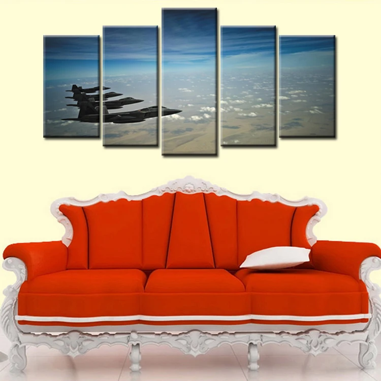 Canvas Paintings Wall Art HD Prints Framework Home Decor 5 Piece/Pcs Aerial landscape Pictures/Abstrac- (146) | Дом и сад
