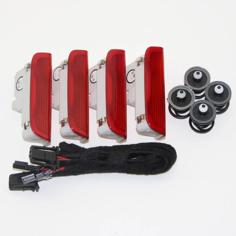4 шт. OEM двери Предупреждение светильник для VW Jetta Golf MK5 MK6 Passat B6 B7 Touareg превосходным