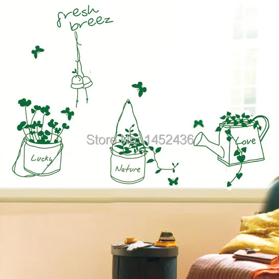 Стеклянные двери и окна оформлены в свежий заливки наклейки на стену