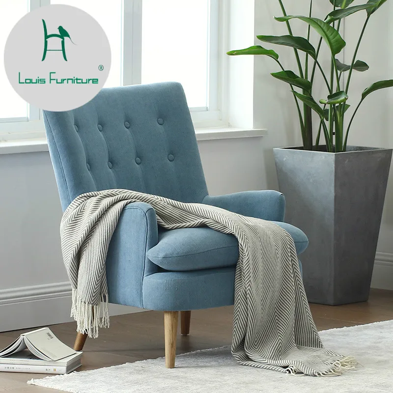 Стул Louis Fashion для гостиной одиночный диван мебель маленькой квартиры современный