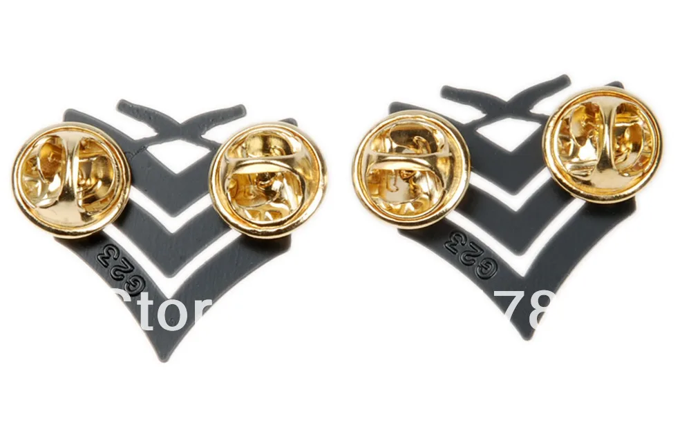 Пара из нас морская пехота USMC сержант INSIGNIA ранг металлический значок на булавке