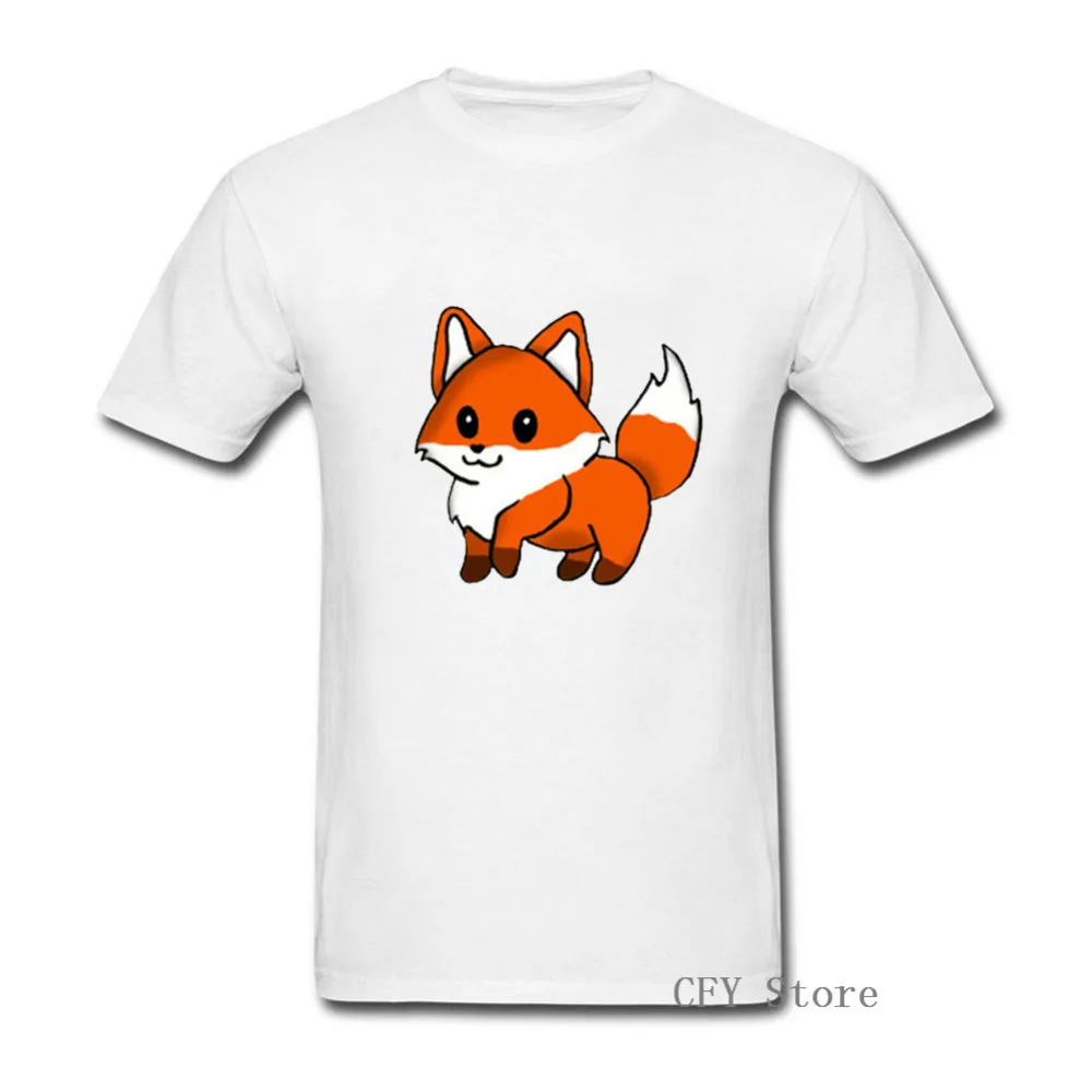 Футболка Foxy мужская с 3D принтом стильная тенниска круглым вырезом повседневная