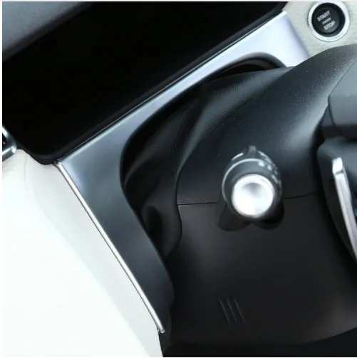 

For Landrover Range Rover VELAR 2017 ABS Matte Silver Dashboard Decoration Frame Cover Trim Car Accessories 1PC