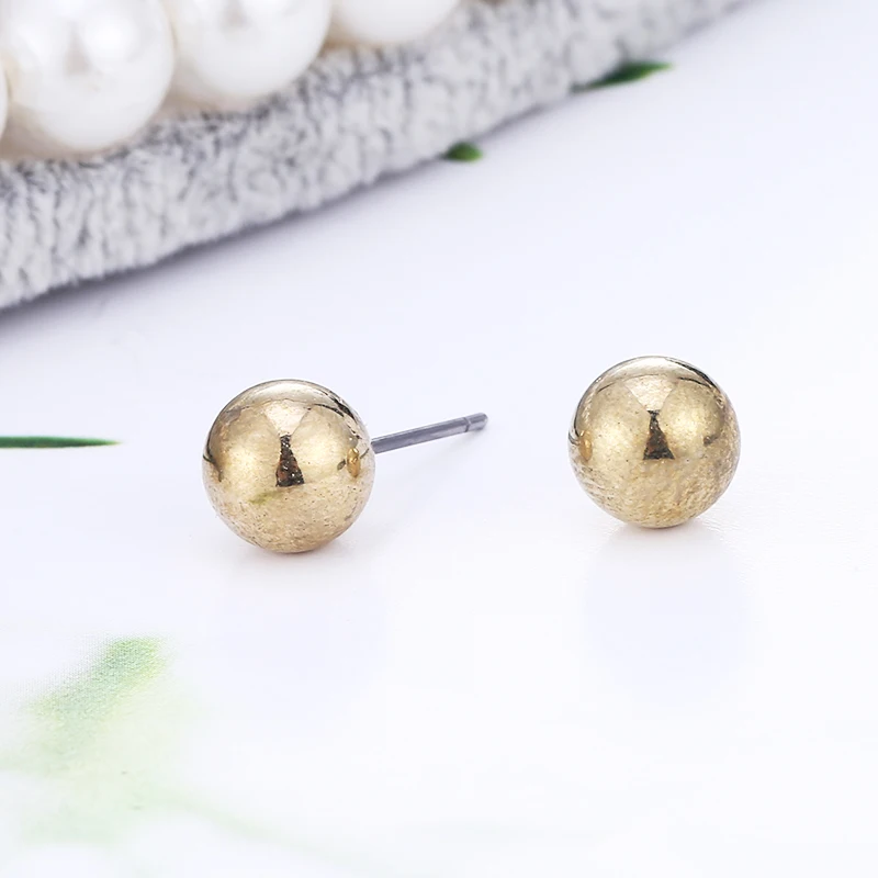 Модные ювелирные изделия 12 комплектов Большой Простой Круглый и маленький сплав